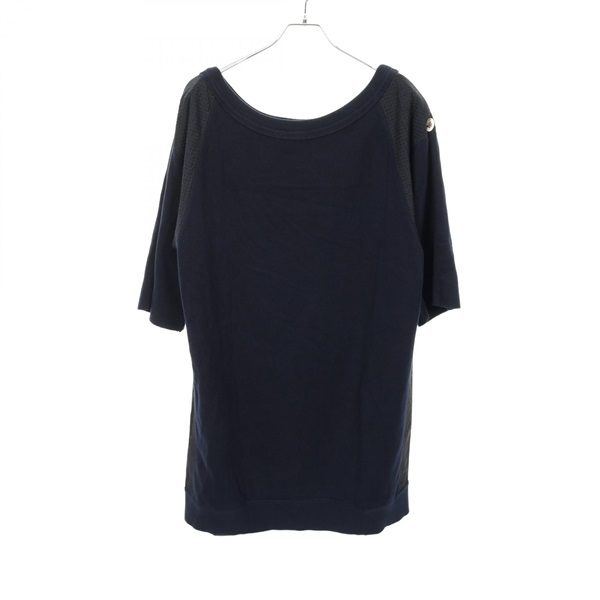 LOUIS VUITTON Dress Fabric Navy Used Women size 44