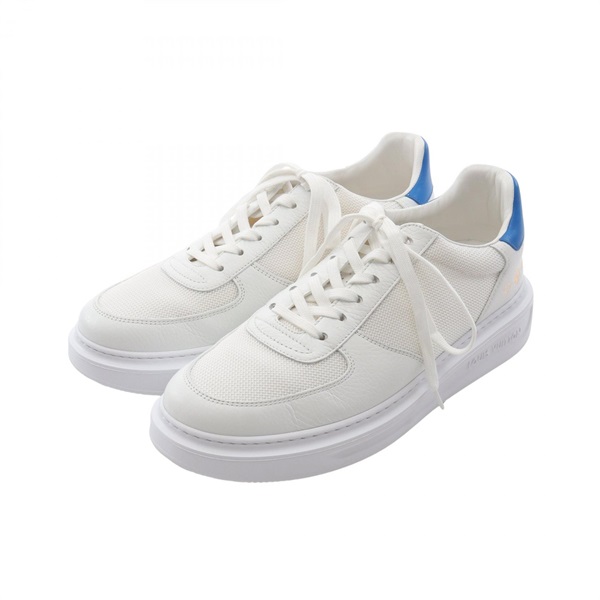 LOUIS VUITTON Beverly Hills Line Sneakers 1A5XM6 Leather Fabric White Size7 Mens