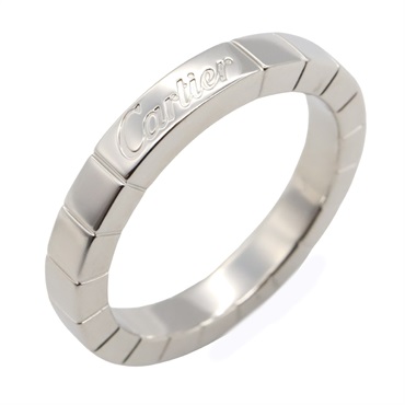 CARTIER Laniere Ring Pt950 Platinum Used unisex US size 5.5 #51