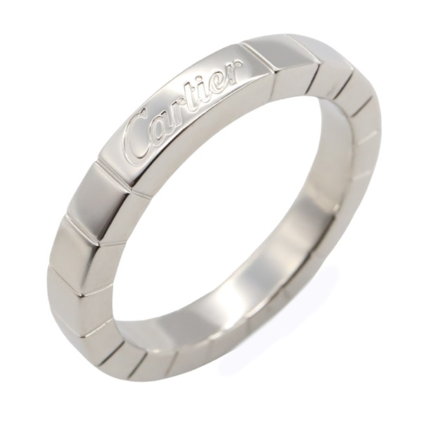 CARTIER Laniere Ring Pt950 Platinum Used unisex US size 5.5 #51