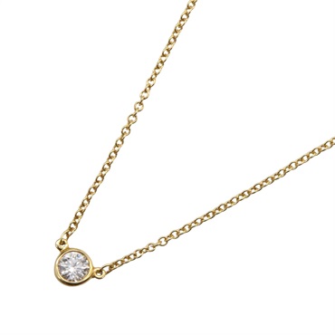 TIFFANY＆CO By the Yard Necklace Diamond 18KYG Gold women used pendant