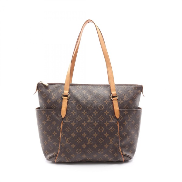 LOUIS VUITTON Totally MM Shoulder Tote Bag M56689 Monogram canvas Brown Used LV