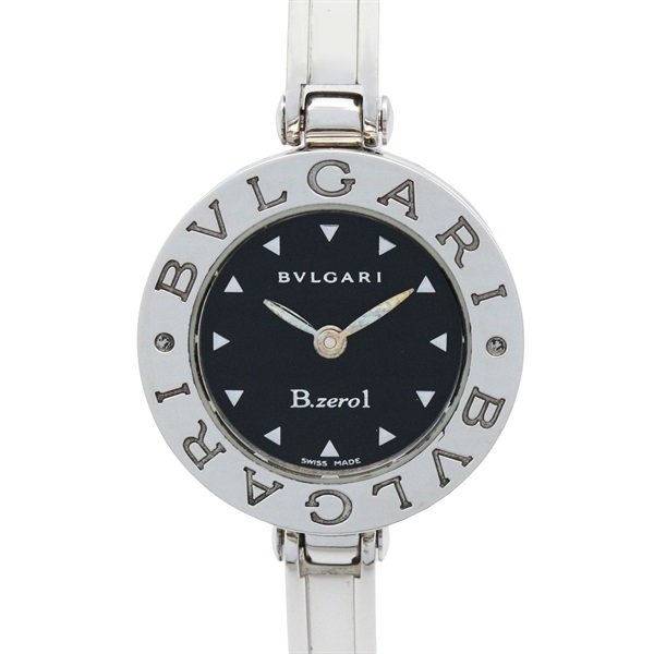 BVLGARI B-zero1 Wrist Watch BZ22S Quartz Stainless Steel Used Women Black