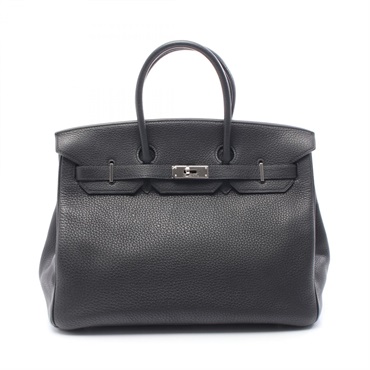 HERMES Birkin 35 Handbag Togo leather Black Used Women I SHW