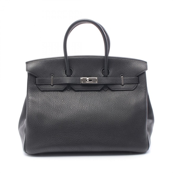 HERMES Birkin 35 Handbag Togo leather Black Used Women I SHW