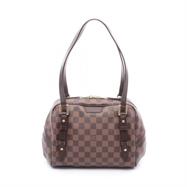 LOUIS VUITTON Rivington PM Shoulder Bag N41157 Damier canvas leather Ebene Used