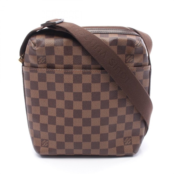 LOUIS VUITTON Trotteur Beaubourg Shoulder Bag N41135 Damier Ebene Used unisex LV