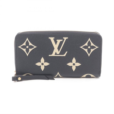LOUIS VUITTON Zippy Bicolor Around long wallet M80481 Monogram empreinte women