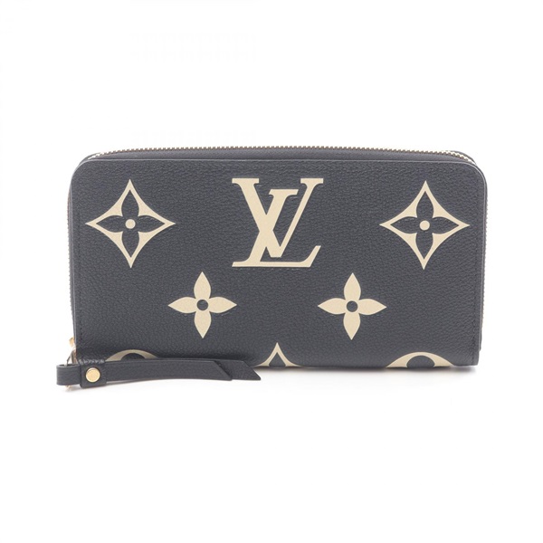 LOUIS VUITTON Zippy Bicolor Around long wallet M80481 Monogram empreinte women