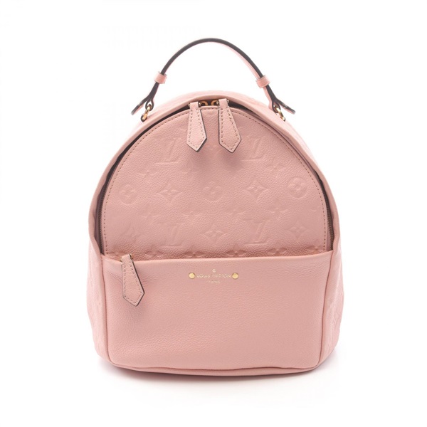 LOUIS VUITTON Sorbonne Rucksack Backpack M44019 Monogram leather Pink used Women