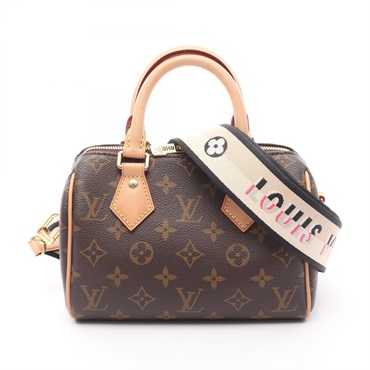 LOUIS VUITTON Speedy bandouliere 20 shoulder Handbag M46234 Monogram Brown Used