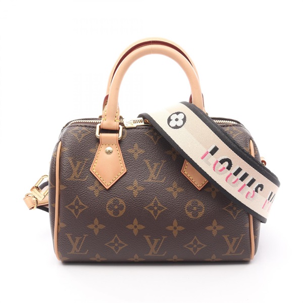 LOUIS VUITTON Speedy bandouliere 20 shoulder Handbag M46234 Monogram Brown Used