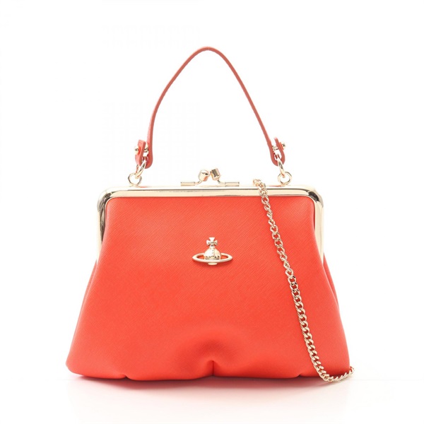 Vivienne Westwood Red Label GRANNY chain Shoulder Bag 4B010007WS0021F402 orange
