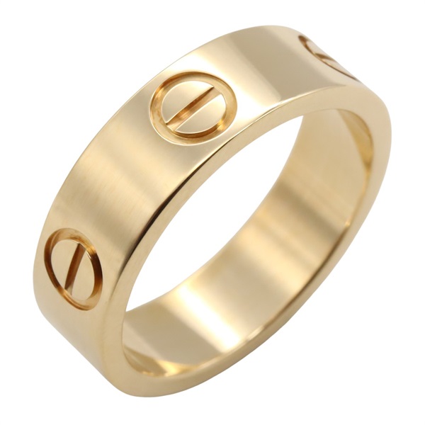 CARTIER Love Ring 18KYG Yellow Gold Used unisex US size 5.75 #52