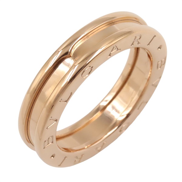 BVLGARI B-zero1 ring 1 band 18KPG Pink Rose Gold Used unisex US size 6.25 #53