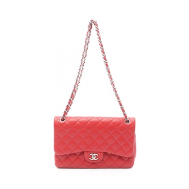 CHANEL Jumbo Matelasse 30 Classic Double Flap Chain Shoulder Bag A58600 Calfskin
