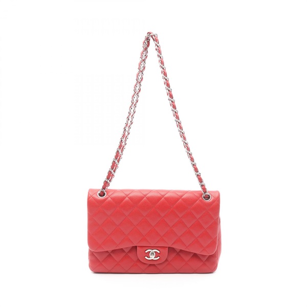 CHANEL Jumbo Matelasse 30 Classic Double Flap Chain Shoulder Bag A58600 Calfskin