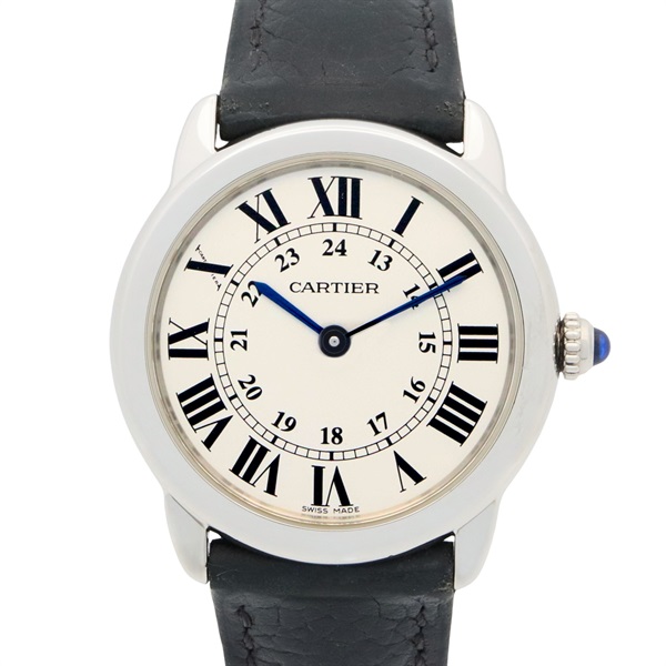 CARTIER Ronde Solo de Cartier SM Wrist Watch WSRN0019 Quartz SS Used Women
