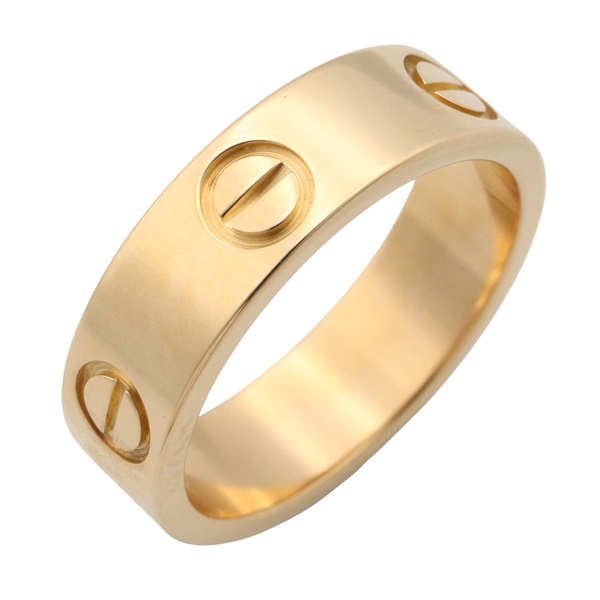 CARTIER Love Ring 18KYG Yellow Gold Used unisex US size 6 #52