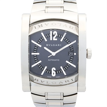 BVLGARI Assioma Wrist Watch AA48S Automatic winding Stainless Steel Used mens