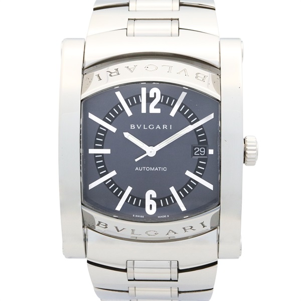 BVLGARI Assioma Wrist Watch AA48S Automatic winding Stainless Steel Used mens