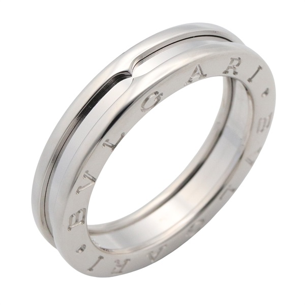 BVLGARI B-zero1 Ring 1 Band 18KWG White Gold Used Unisex Us size 8 #58