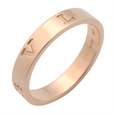 BVLGARI B-zero1 Ring 18KPG Pink Rose Gold Used unisex US size 7 #55