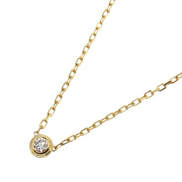 CARTIER D'amour Diamond Necklace SM 18KYG Yellow Gold Used women