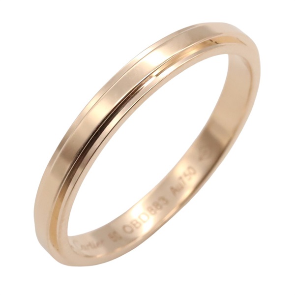 CARTIER D'amour Ring 18KPG Pink Rose Gold Used Unisex US size 5 #50