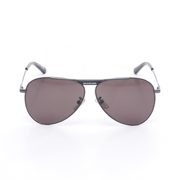 BALENCIAGA Sunglasses BB0244S-001 metal Black NEW Women