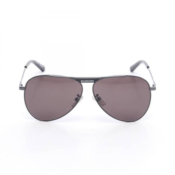 BALENCIAGA Sunglasses BB0244S-001 metal Black NEW Women