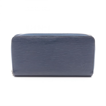 LOUIS VUITTON Zippy around long wallet M61873 Epi leather Navy Indigo blue Used