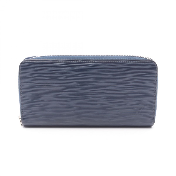 LOUIS VUITTON Zippy around long wallet M61873 Epi leather Navy Indigo blue Used