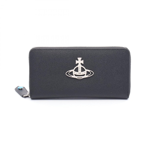 Vivienne Westwood ANNIE ZIP ROUND long WALLET Orb purse 5105005CUS000RN405 black