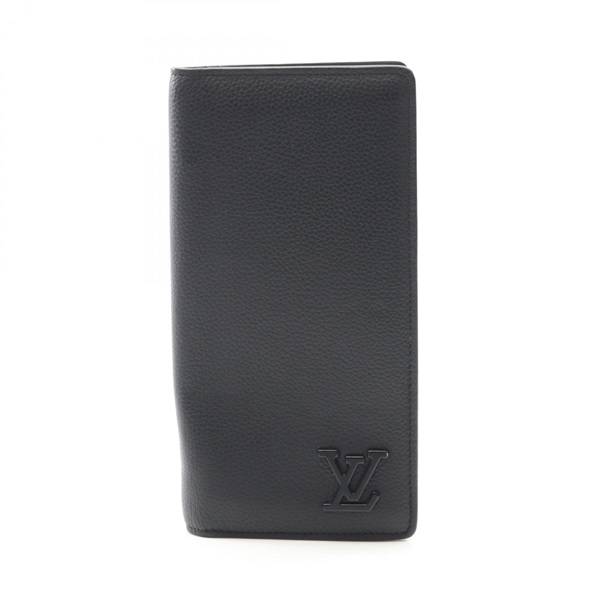 LOUIS VUITTON brazza portefeuille Bifold Purse M69980 Aerogram Leather Black LV