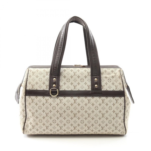 LOUIS VUITTON Josephine GM Handbag M92310 Monogram mini canvas leather Khaki LV