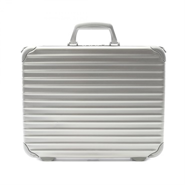 RIMOWA Briefcase Business bag suit case 90807 Aluminum Silver Used mens No strap