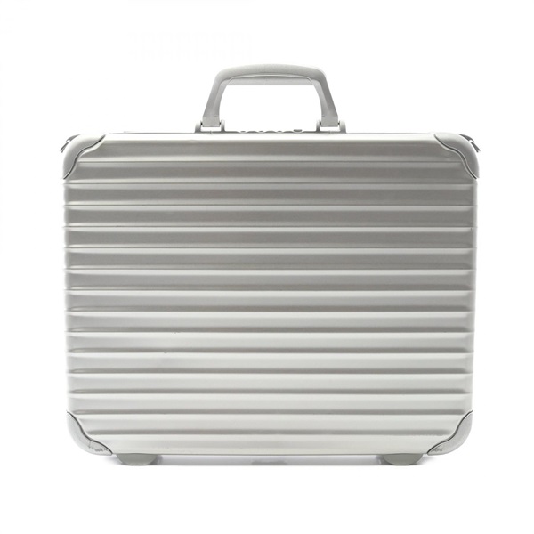 RIMOWA Briefcase Business bag suit case 90807 Aluminum Silver Used mens No strap