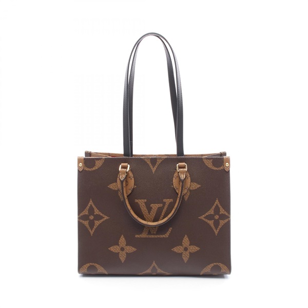 LOUIS VUITTON On the Go MM Shoulder Tote Bag M45321 Monogram Giant Reverse Used