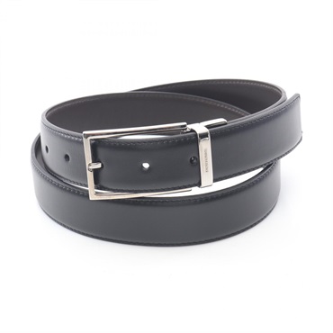 Christian Dior DIOR HOMME belt leather Black Used mens