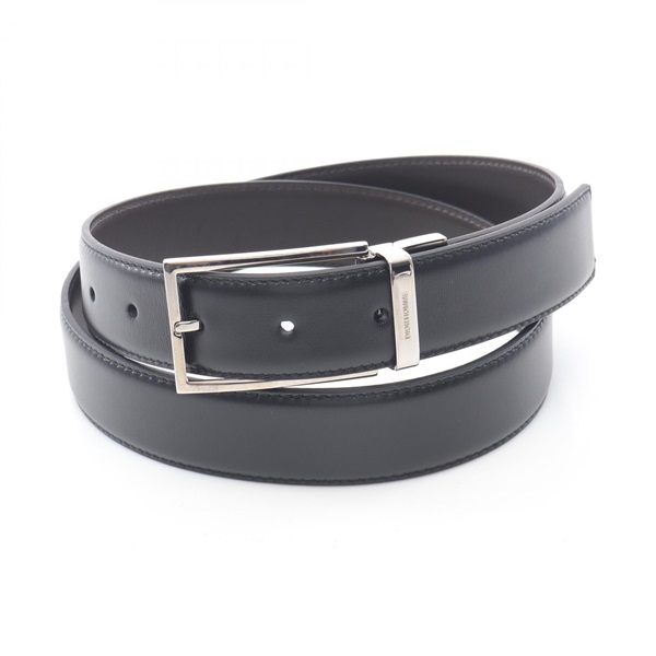 Christian Dior DIOR HOMME belt leather Black Used mens