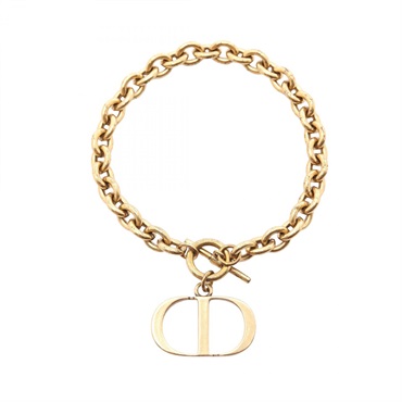 Dior 30 Montaigne Bracelet Gold Plated Used Women CD