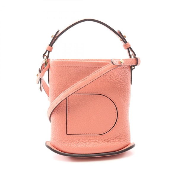 Delvaux Pan Toy Hand Shoulder Bag AA0608 leather Orange Used Women crossbody