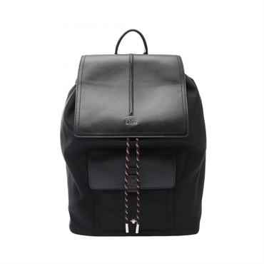 Christian Dior DIOR HOMME MOTION Backpack 1MOBA062 canvas leather Black Used