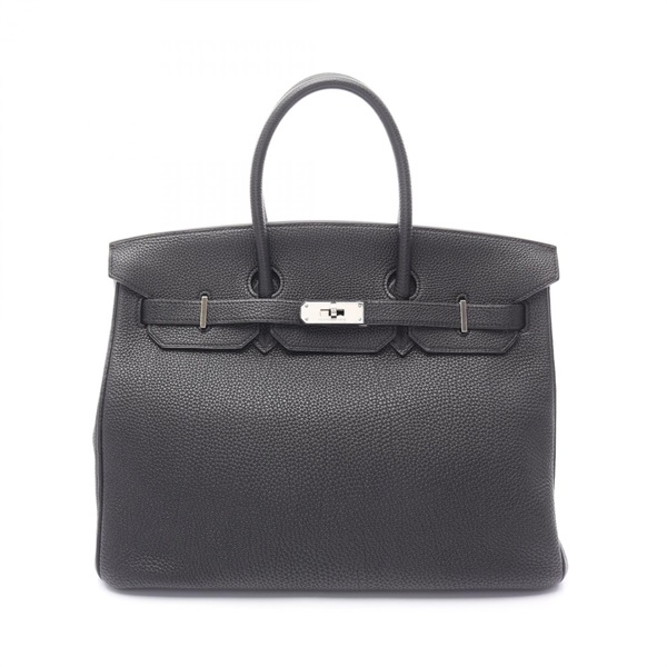 HERMES Birkin 35 Handbag Togo leather Black Used Women SHW M