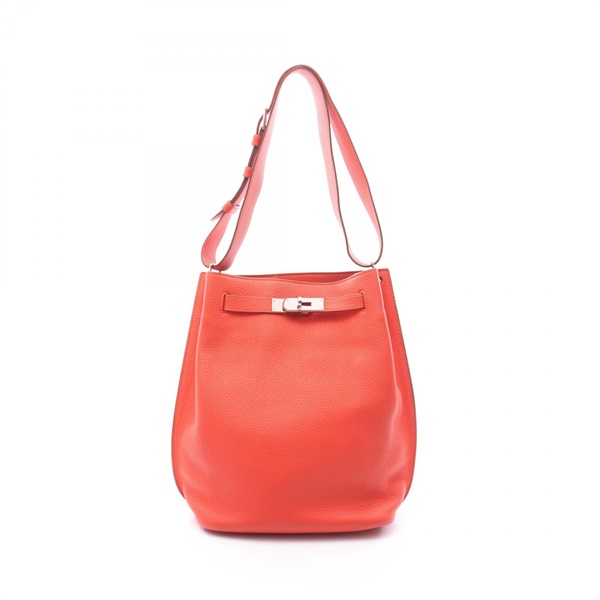 HERMES So Kelly 22 Shoulder Bag Togo leather Red Rose jaipur Used Women Q SHW