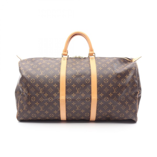 LOUIS VUITTON Keepall 55 Travel Duffle Bag M41424 Monogram Canvas Used LV