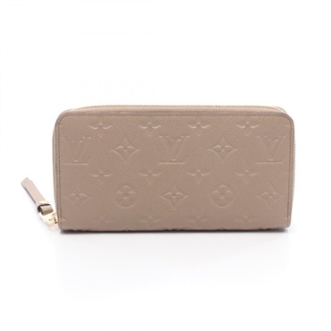 LOUIS VUITTON Zippy Around long wallet M69034 Monogram empreinte Tourterelle LV
