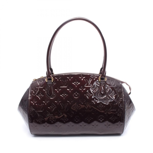 LOUIS VUITTON Sherwood GM Shoulder Bag M91489 Monogram Vernis Amarante used LV