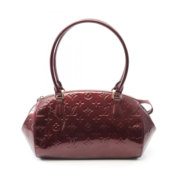 LOUIS VUITTON Sherwood PM Shoulder Bag M91492 Monogram Vernis Rouge Fauviste LV